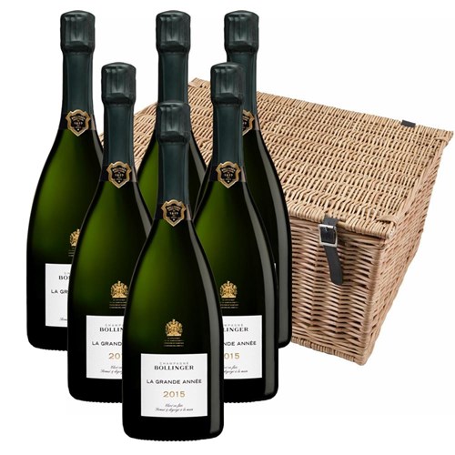 Bollinger Grande Annee 2015 Vintage 75cl Case of 6 Hamper